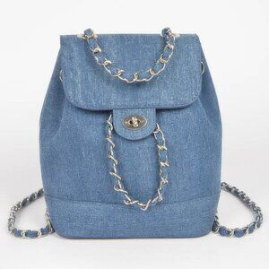 Denim Backpack